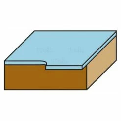 Fraise à Affleurer - Diamètre 12,7 Mm - Hauteur 13 Mm - Queue De 6 Mm Avec Roulement -Elbe Soldes Magasin affleurage a la defonceuse big 10