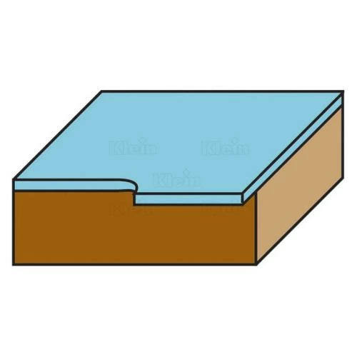 Fraise à Affleurer à Plaquettes - Diamètre 12.7 Mm - Hauteur 20 Mm - Queue De 8 Mm Avec Roulement 5 Fraise à Affleurer à Plaquettes - Diamètre 12.7 Mm - Hauteur 20 Mm - Queue De 8 Mm Avec Roulement – Image 3