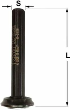 Arbre Porte Fraise CMT 823 Longueur 55 Mm - Queue De 8 Mm