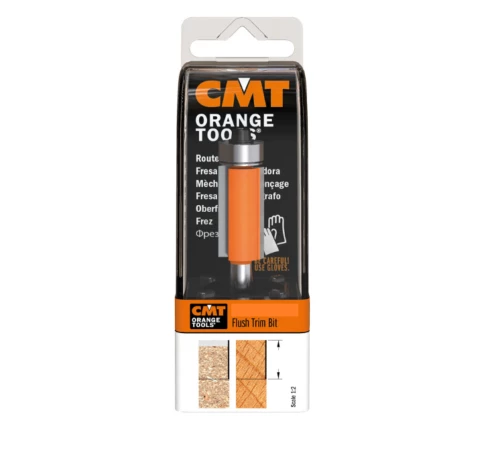 Fraise à Affleurer CMT - Diamètre 19 Mm - Hauteur 25.4 Mm - Queue De 8 Mm Avec Roulement 5 Fraise à Affleurer CMT - Diamètre 19 Mm - Hauteur 25.4 Mm - Queue De 8 Mm Avec Roulement – Image 3