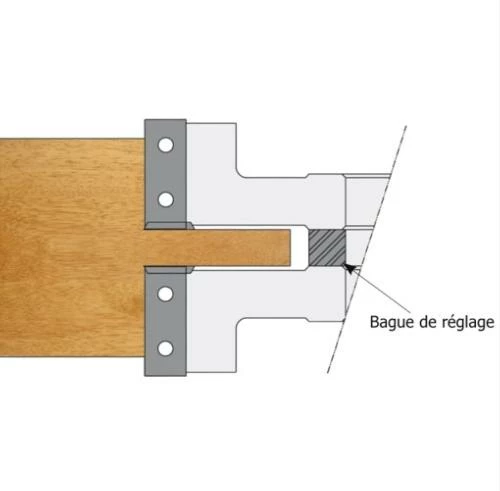 Porte-outils à Rainer LEUT - Extensible De 12 à 24 Mm - Diamètre 160 Mm - Alésage 30 Mm 5 Porte-outils à Rainer LEUT - Extensible De 12 à 24 Mm - Diamètre 160 Mm - Alésage 30 Mm – Image 3