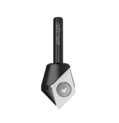 Fraise CMT à Rainurer En V 90° à Plaquettes - Diamètre 23 Mm - Queue De 8 Mm