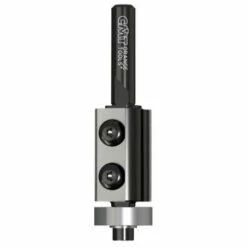 Fraise à Affleurer CMT à Plaquettes - Diamètre 19 Mm - Hauteur 30 Mm - Queue De 8 Mm Avec Roulement