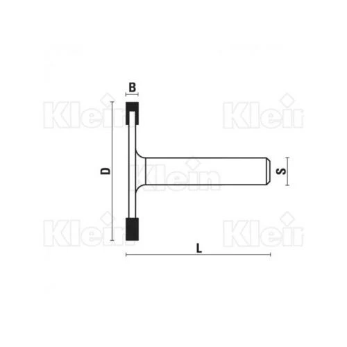 Fraise Pour Rainurage - Epaisseur 4,5 Mm - Queue De 8 Mm 4 Fraise Pour Rainurage - Epaisseur 4,5 Mm - Queue De 8 Mm – Image 2