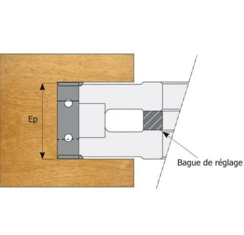 Porte-outils à Rainer LEUT - Extensible De 20 à 40 Mm - Diamètre 140 Mm - Alésage 30 Mm 4 Porte-outils à Rainer LEUT - Extensible De 20 à 40 Mm - Diamètre 140 Mm - Alésage 30 Mm – Image 2