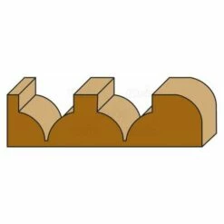 Fraise à Quart De Rond - Rayon 3 Mm - Diamètre 8 Mm - Queue De 8 Mm -Elbe Soldes Magasin sku 16x 2 big